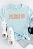 Mrs. Faux Chenille Graphic PLUS Tee