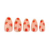 So Strawberry Press-On Nails