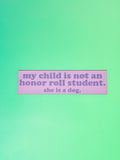 Honor Roll Car Magnet - Purple