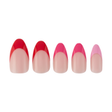 Paint Lab Pink Tips Press-on Nails