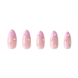 Pink Velvet Press-On Nails