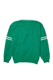 Birds Knit Crewneck Sweater