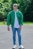 BIRDS QUILTED DIAMOND JACKET