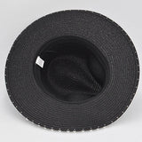 Beaded straw hat : KH