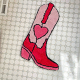 Western Cowboy Boot Rug