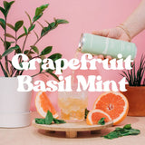 BEACHBALL Organic Iced Tea Can - Grapefruit Basil Mint 12pk