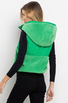 CV1185-Fleece Vest: L / KELLY GREEN