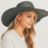 SOLID FLOPPY SUN HAT: Beige