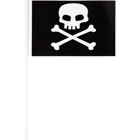 Pirates Map Plastic Pirate Flags: Default