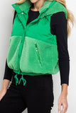 CV1185-Fleece Vest: S / KELLY GREEN