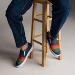 "The Spectrums" Men’s Slip-on Canvas Shoes