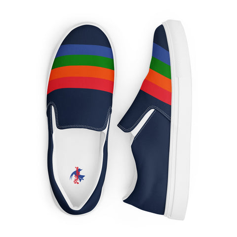 "The Spectrums" Men’s Slip-on Canvas Shoes