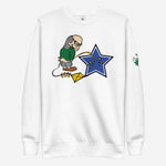 "Ben Franklin Whizzing on the Blue Star" Sweatshirt